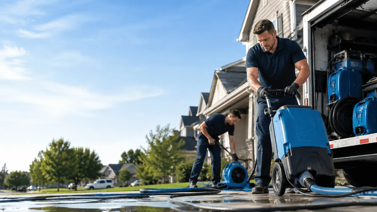 Dehumidification being performed in Endeavor, PA